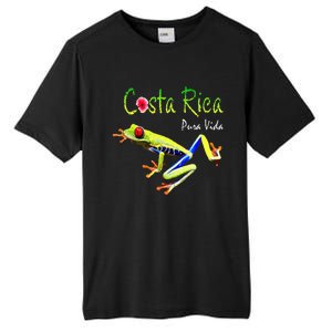 Costa Rica Pura Vida Travel Souvenir Vacation Frog Nature Tall Fusion ChromaSoft Performance T-Shirt