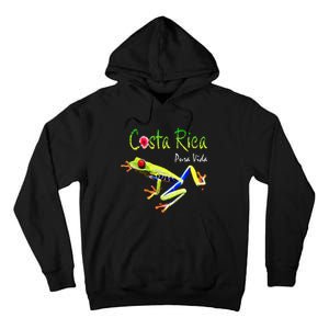 Costa Rica Pura Vida Travel Souvenir Vacation Frog Nature Tall Hoodie