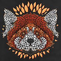Cute Red Panda Leaf Petal Face Adult Drive Performance Visor