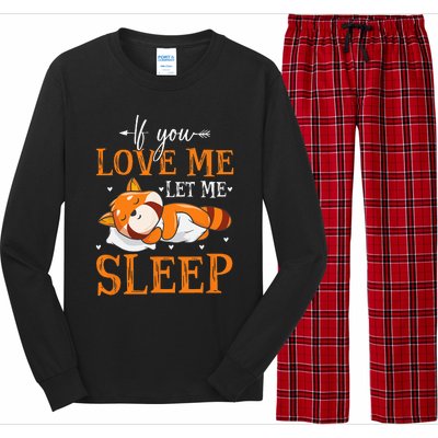 Cute Red Panda Red Panda Long Sleeve Pajama Set