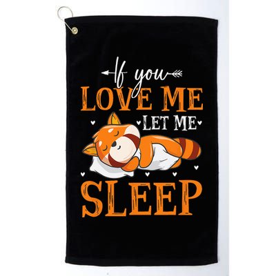 Cute Red Panda Red Panda Golf Towel