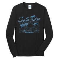 Costa Rica Pura Vida Vintage Distressed Beach Tall Long Sleeve T-Shirt