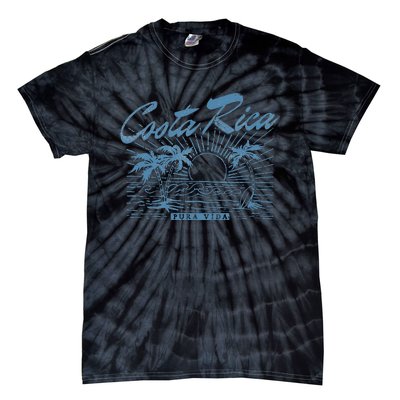 Costa Rica Pura Vida Vintage Distressed Beach Tie-Dye T-Shirt