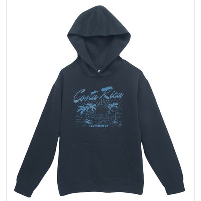 Costa Rica Pura Vida Vintage Distressed Beach Urban Pullover Hoodie