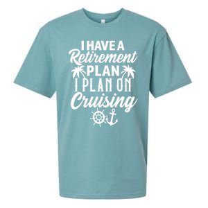 Cruising Retiret Plan Cruise Ship Vacation Funny Retired Funny Gift Sueded Cloud Jersey T-Shirt