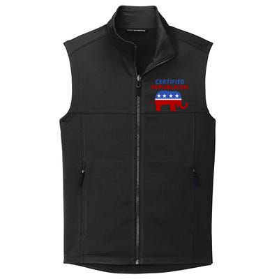 Certified Republican Political Election Collective Smooth Fleece Vest