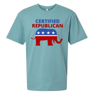 Certified Republican Political Election Sueded Cloud Jersey T-Shirt