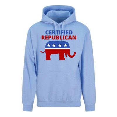 Certified Republican Political Election Unisex Surf Hoodie