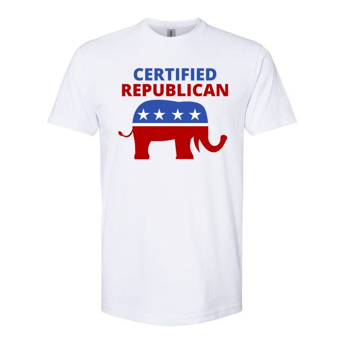 Certified Republican Political Election Softstyle CVC T-Shirt