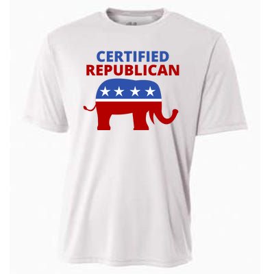 Certified Republican Political Election Cooling Performance Crew T-Shirt