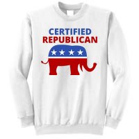 Certified Republican Political Election Sweatshirt