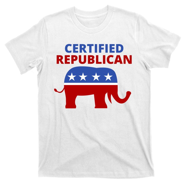 Certified Republican Political Election T-Shirt