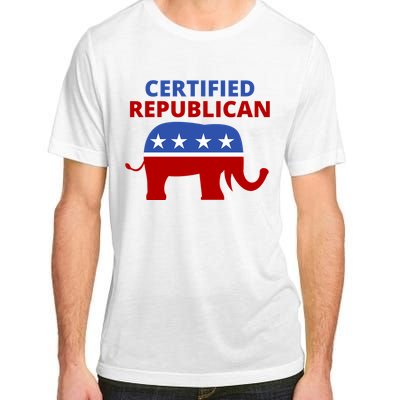 Certified Republican Political Election Adult ChromaSoft Performance T-Shirt