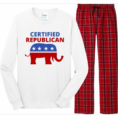 Certified Republican Political Election Long Sleeve Pajama Set