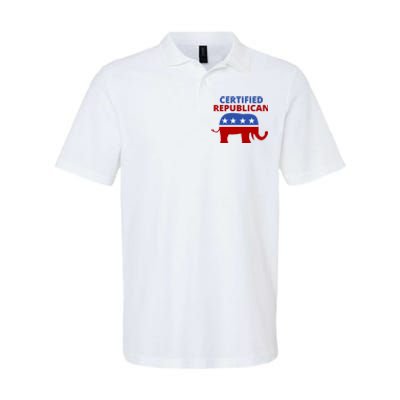 Certified Republican Political Election Softstyle Adult Sport Polo