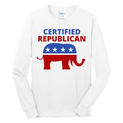 Certified Republican Political Election Tall Long Sleeve T-Shirt