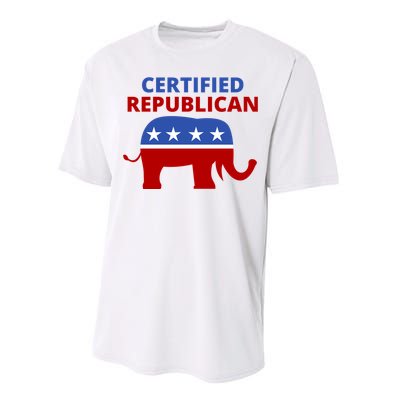 Certified Republican Political Election Performance Sprint T-Shirt