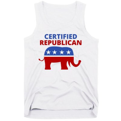 Certified Republican Political Election Tank Top