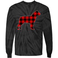 Christmas Rottweiler Pajama Pj Christmas Dog Buffalo Plaid Tie-Dye Long Sleeve Shirt