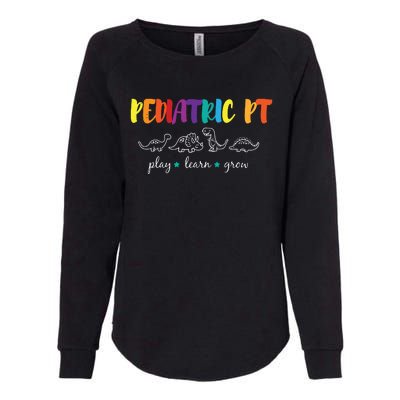 Cute Rainbow Pediatric PT Shirts Kids Physical Therapist Womens California Wash Sweatshirt