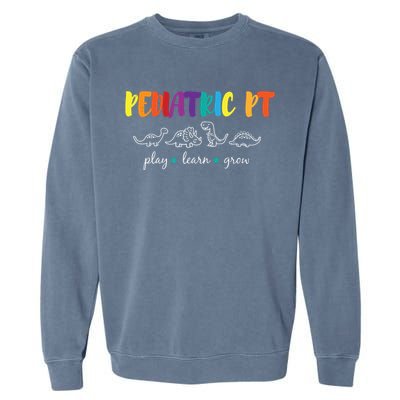 Cute Rainbow Pediatric PT Shirts Kids Physical Therapist Garment-Dyed Sweatshirt