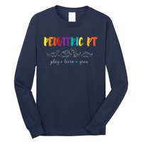 Cute Rainbow Pediatric PT Shirts Kids Physical Therapist Long Sleeve Shirt