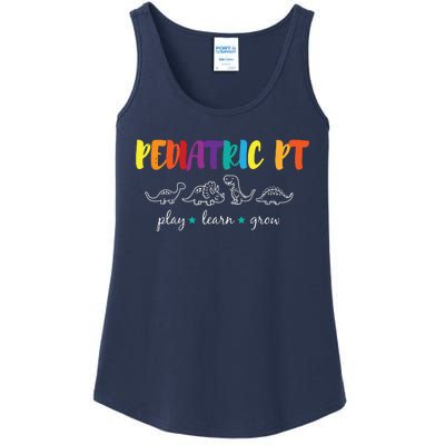 Cute Rainbow Pediatric PT Shirts Kids Physical Therapist Ladies Essential Tank