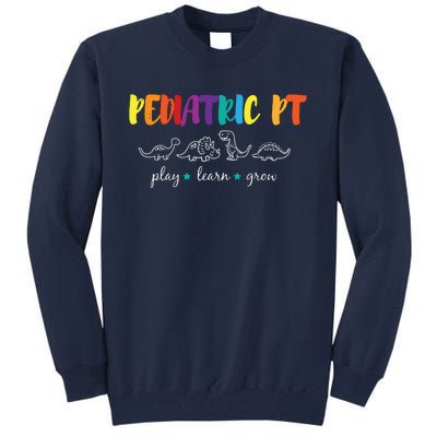 Cute Rainbow Pediatric PT Shirts Kids Physical Therapist Tall Sweatshirt