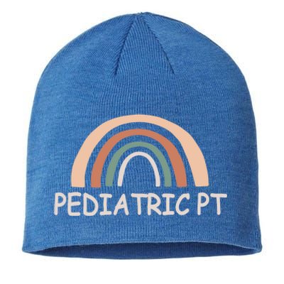 Cute Rainbow Pediatric Physical Therapy Gift Pt Therapist Gift Sustainable Beanie