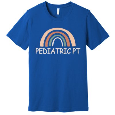 Cute Rainbow Pediatric Physical Therapy Gift Pt Therapist Gift Premium T-Shirt