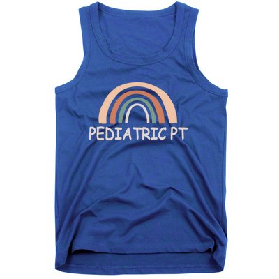 Cute Rainbow Pediatric Physical Therapy Gift Pt Therapist Gift Tank Top