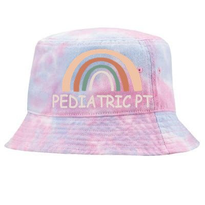 Cute Rainbow Pediatric Physical Therapy Gift Pt Therapist Gift Tie-Dyed Bucket Hat