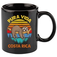 Costa Rica Pura Vida Sloth 11oz C Handle Ceramic Mug