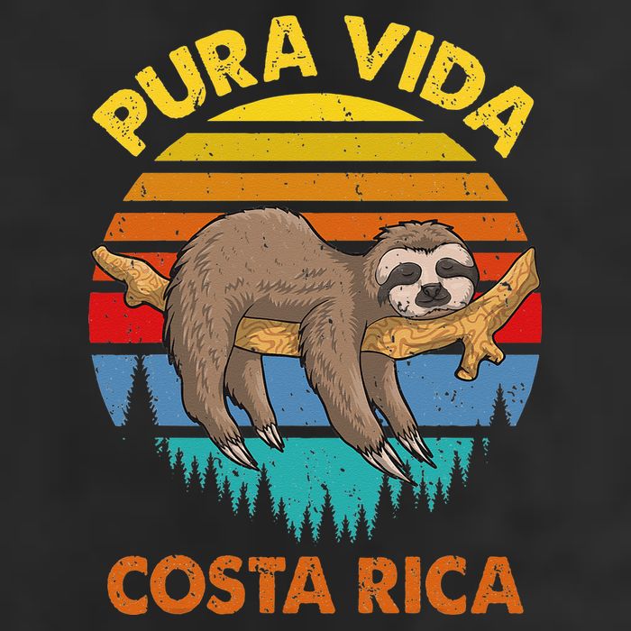 Costa Rica Pura Vida Sloth 11oz C Handle Ceramic Mug