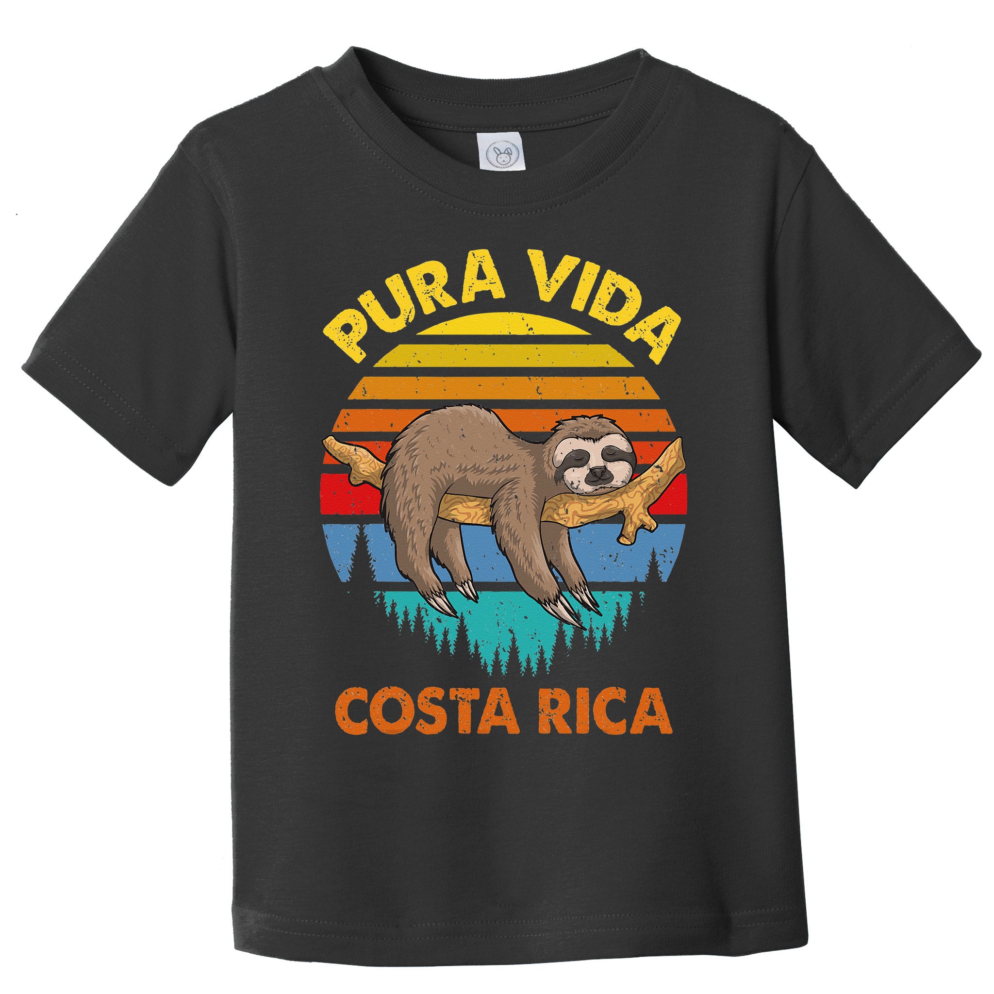 Costa Rica Pura Vida Sloth Toddler T-Shirt