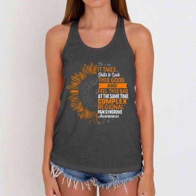 Complex Regional Pain Syndrome Awareness Crps Women's Knotted Racerback Tank