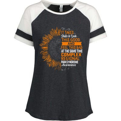 Complex Regional Pain Syndrome Awareness Crps Enza Ladies Jersey Colorblock Tee