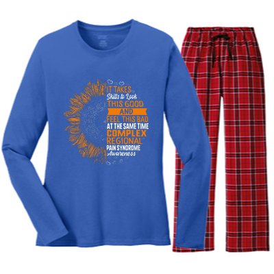 Complex Regional Pain Syndrome Awareness Crps Women's Long Sleeve Flannel Pajama Set 