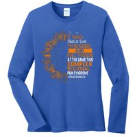 Complex Regional Pain Syndrome Awareness Crps Ladies Long Sleeve Shirt