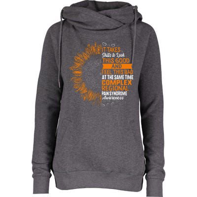 Complex Regional Pain Syndrome Awareness Crps Womens Funnel Neck Pullover Hood