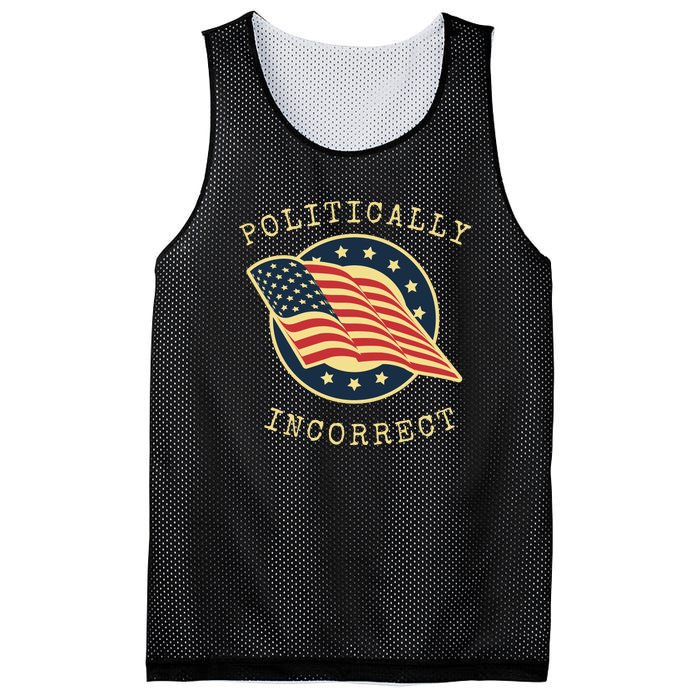 Conservative Republican Politically Incorrect Mesh Reversible Basketball Jersey Tank