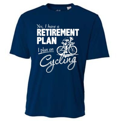 Cycling Retirement Plan Cyclist Bicycle Cooling Performance Crew T-Shirt