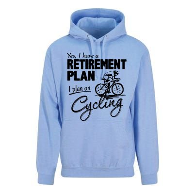 Cycling Retirement Plan Cyclist Bicycle Unisex Surf Hoodie