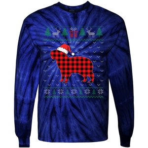 Capybara Red Plaid Ugly Christmas Sweater Matching Pajamas Tie-Dye Long Sleeve Shirt