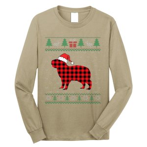 Capybara Red Plaid Ugly Christmas Sweater Matching Pajamas Long Sleeve Shirt