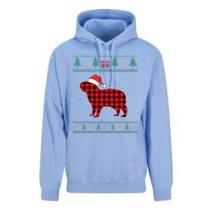 Capybara Red Plaid Ugly Christmas Sweater Matching Pajamas Unisex Surf Hoodie