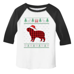 Capybara Red Plaid Ugly Christmas Sweater Matching Pajamas Toddler Fine Jersey T-Shirt