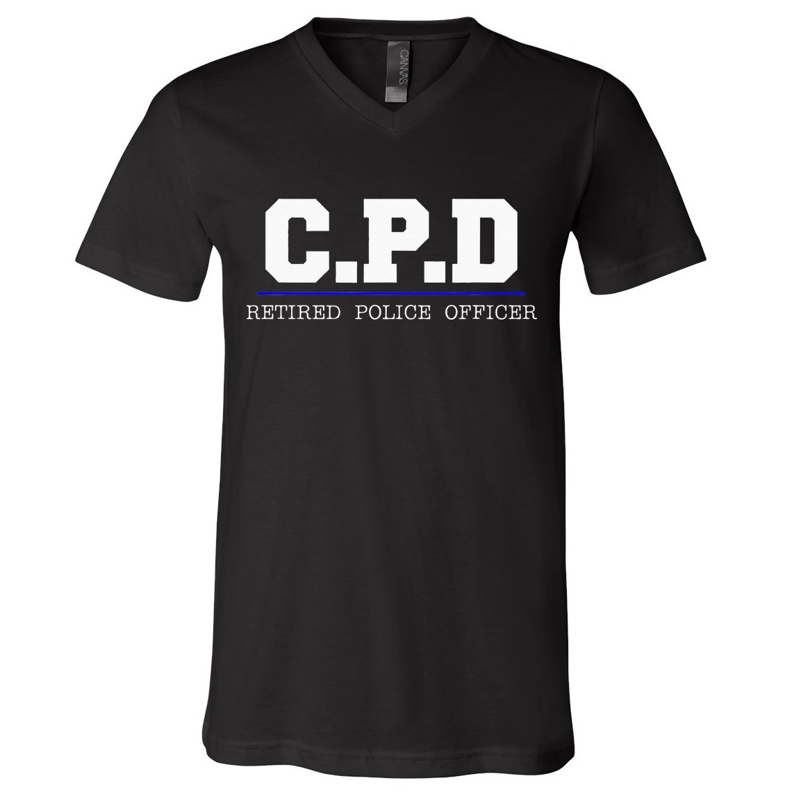 C.P.D Retired Police Officer Chicago PD Gift V-Neck T-Shirt