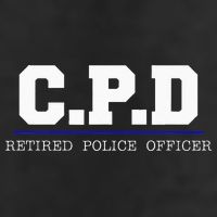 C.P.D Retired Police Officer Chicago PD Gift Adult Drive Performance Visor