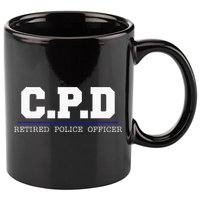 C.P.D Retired Police Officer Chicago PD Gift 11oz C Handle Ceramic Mug